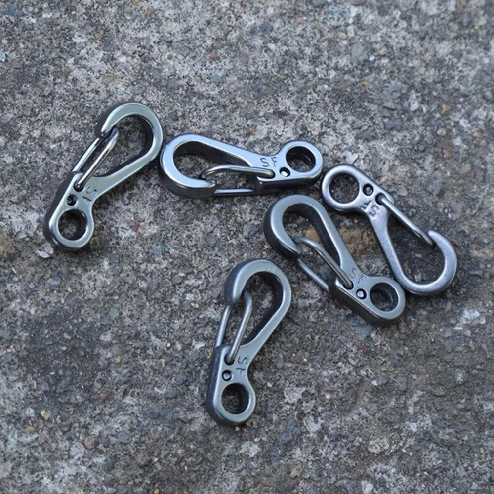 10 шт. Пружинные застежки для рюкзака альпинистские карабины повседневного