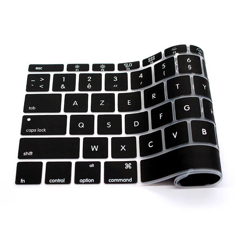 Мягкий силиконовый чехол для клавиатуры HRH французский США Macbook New Pro 13 дюймов A1708