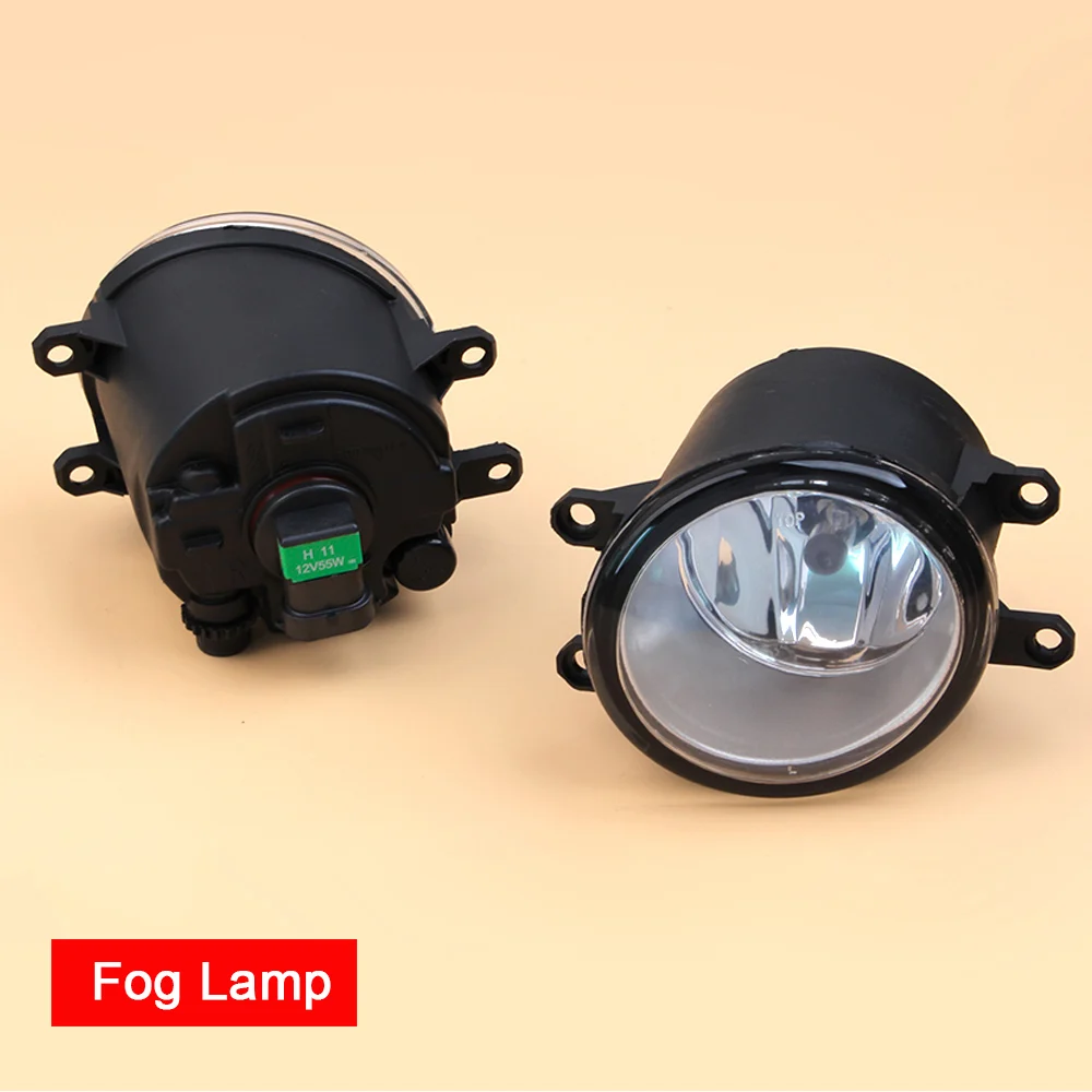 fog lamp Автомобильная противотуманная фара в сборе, передняя противотуманная фара с реле жгута, противотуманная фара для Ford Wish 2009 2010 2011 - Цвет: fog lamp
