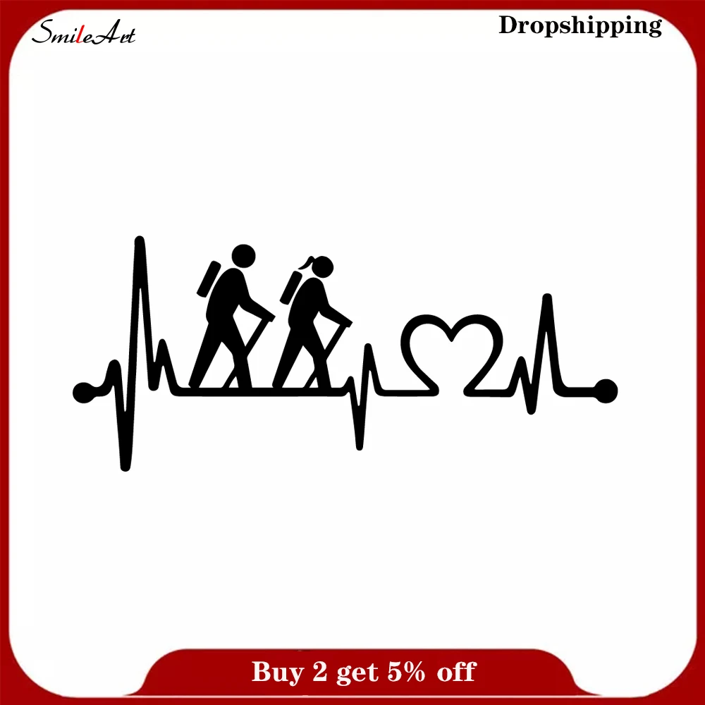 Креативная Настенная Наклейка с ЭКГ настенная художественная наклейка фрески