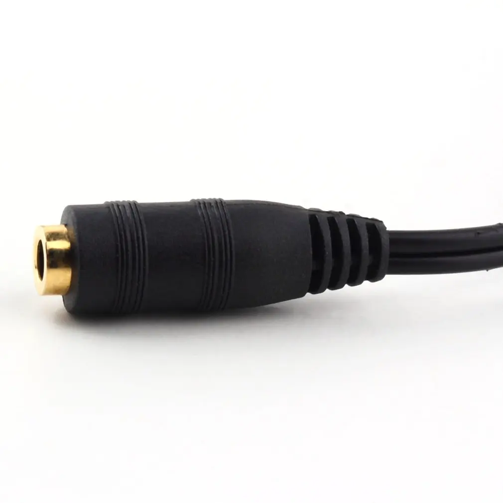 

Universal 3.5mm 2 in 1 Earphone Audio Adapter Cable Female To Dual Male Extension Cord Y Splitter for Phone PC MP3 MP4