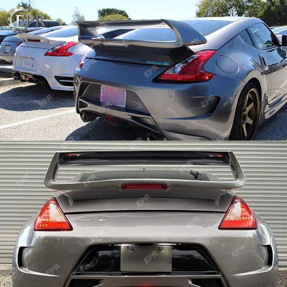 ФАП + спойлер для багажника из углеродного волокна Nissan 370Z Z34 AM Style комплект тюнинга
