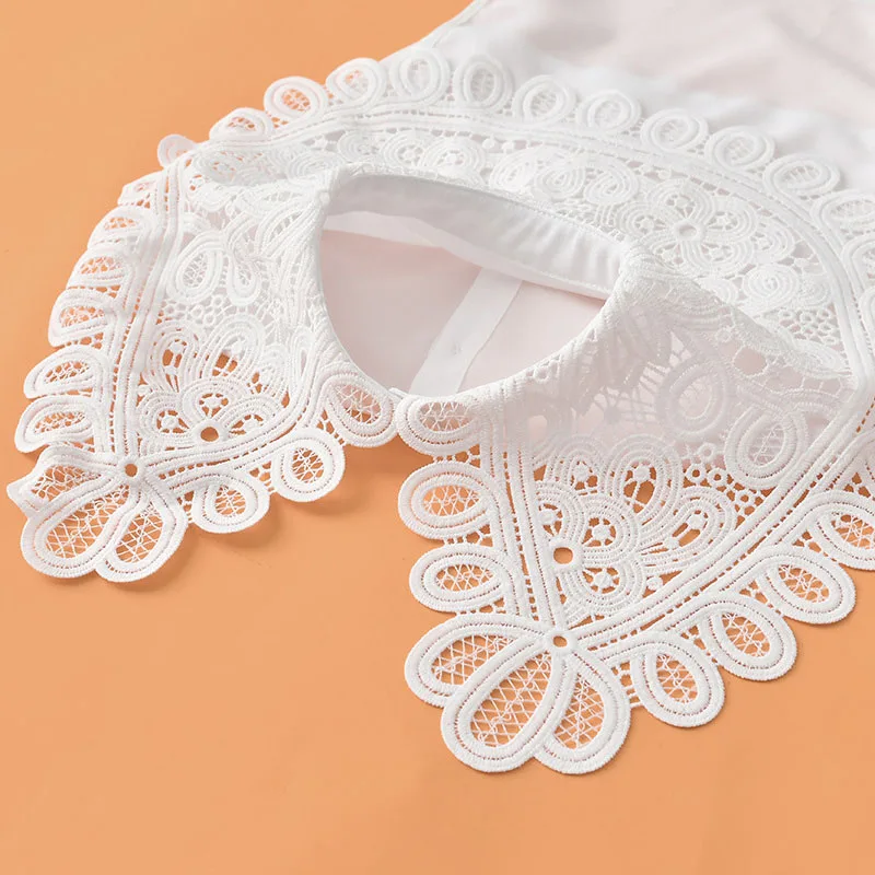 Женское Ожерелье-чокер со съемным лацканом рубашка с ложным воротником блузки