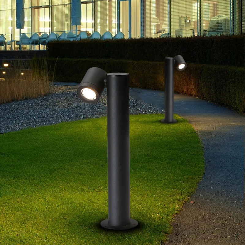 Водонепроницаемый светодиодный светильник для сада и лужайки 9 Вт вращающийся