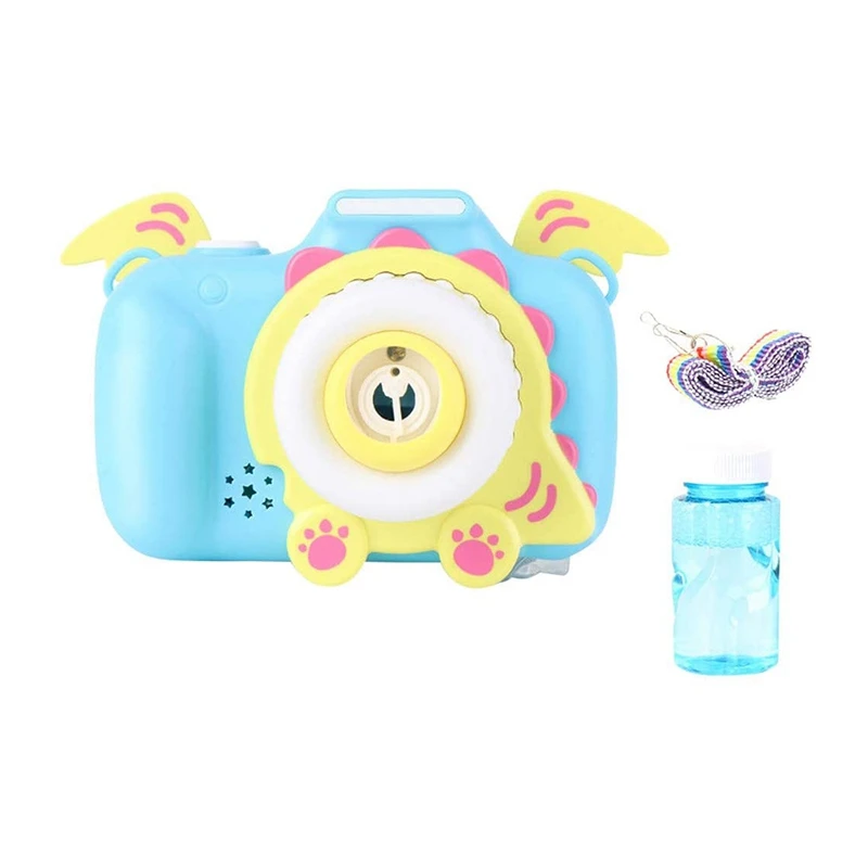 

Bubble Toys Music Camera Automatic Bubble Blower Machine Toy for Kids Summer Outdoor / Indoor Activity Use(50Ml)