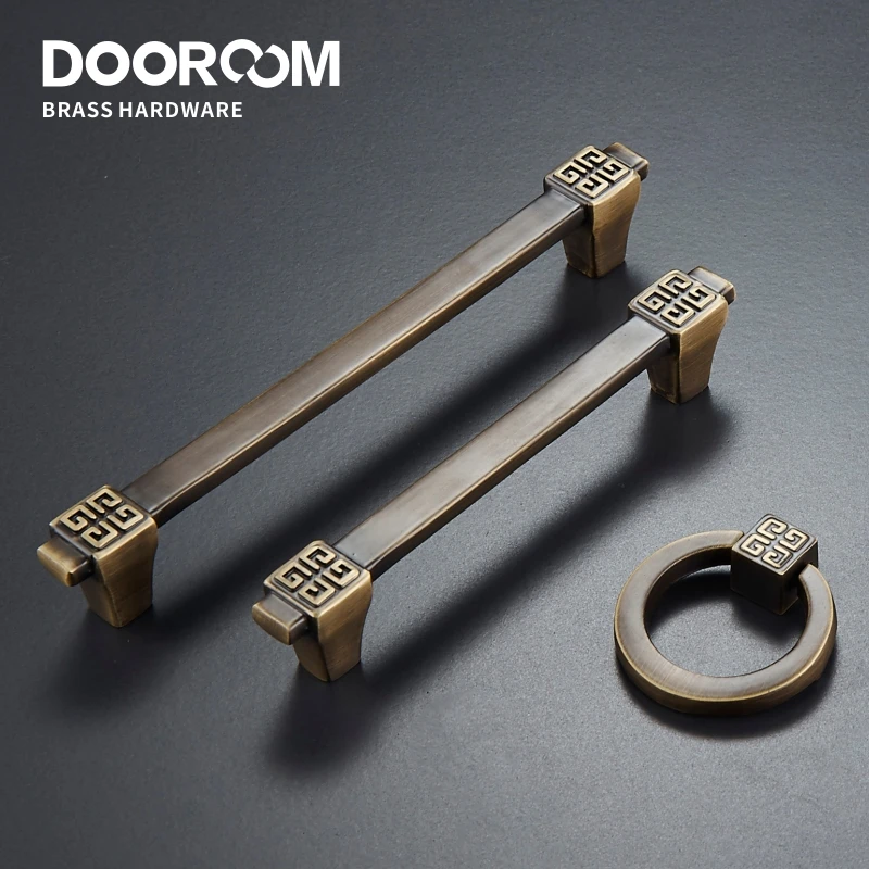 Латунные ручки Dooromm современные классические китайские комод шкаф ящик коробка
