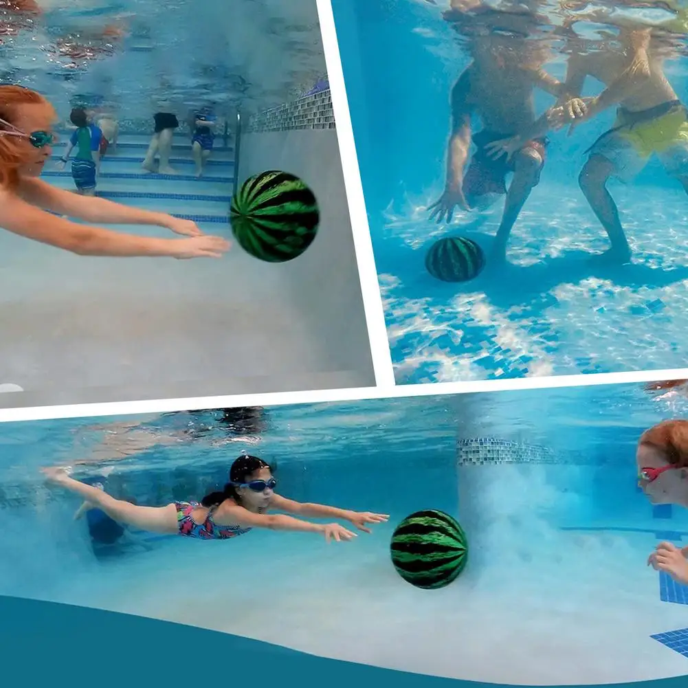 

Swimming Pool Game Ball Watermelon Water Game Ball Durable PVC Diving Ball Watermelon Inflatable Ball Play Ball Pool Ball