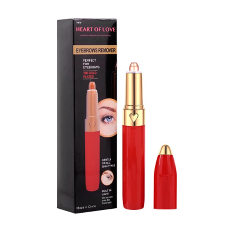 Ms Electric Threading Edge Red Machine Shaving Hair Removal Device USB Charging Eyebrow Pencil | Бытовая техника