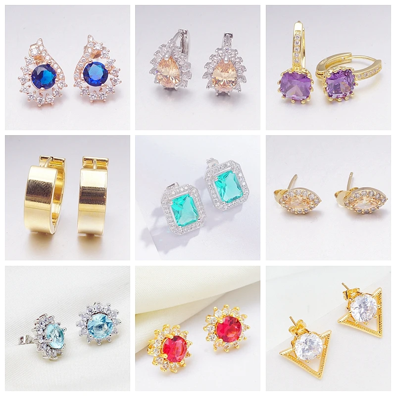 Прямая поставка Цвета: золотистый Plt серьги для женщин и девочек Подарки