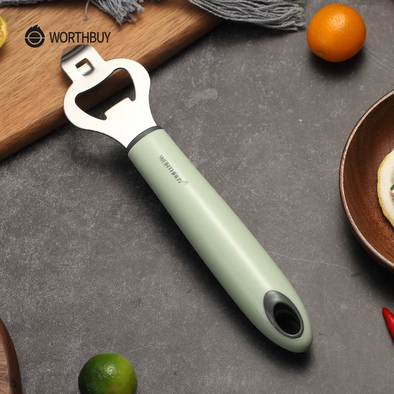 WORTHBUY Многофункциональная открывалка для бутылок пива из нержавеющей стали с