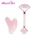 Скребок гуаша для ухода за кожей лица, массажер для кожи лица массажеры, роликовый массажер для подтяжки лица, против морщин, роликовый лицевой