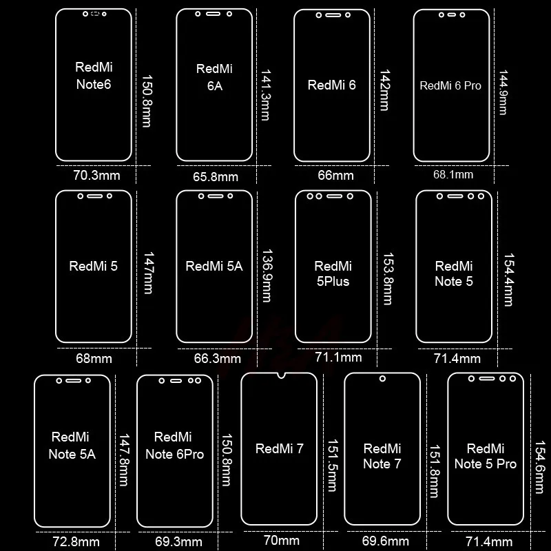 3 шт. полное покрытие из закаленного стекла для Xiaomi Redmi Note 7 8 6 5 Pro 5A 6 Защита экрана для Redmi 6A 5 Plus Защитная стеклянная пленка