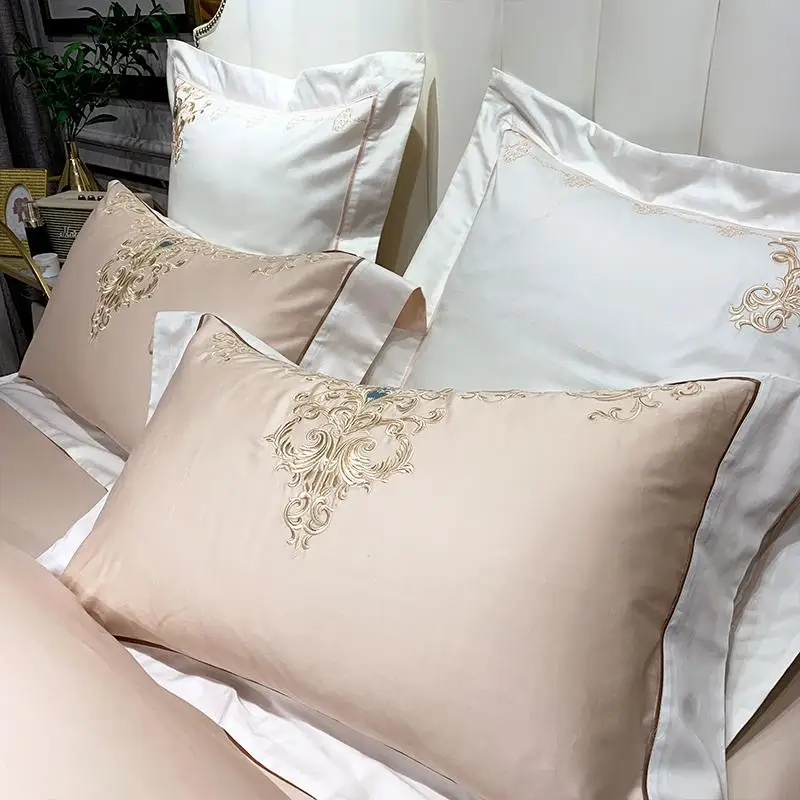 Высококачественное постельное белье с вышивкой в европейском стиле роскошный