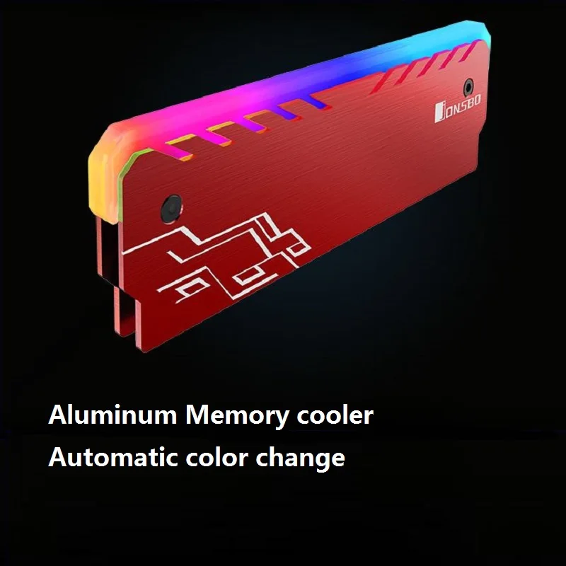 Теплоотвод ОЗУ корпус охладителя RGB 256 цветов Автоматическая Замена алюминиевый