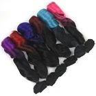 Soowee длинные кудрявые синтетические волосы грязные светлые розовые радужные накладные волосы на клипсе полная головка Омбре серые волосы для женщин