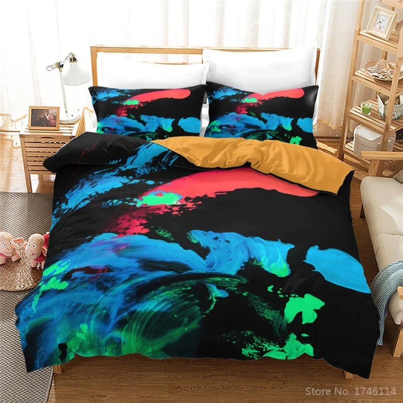 

Oil Painting Art 3D Printed Duvet Cover Set Comfortable Bed Linens Bedclothes Twin Full Queen King Size Bedding Set Home Textile