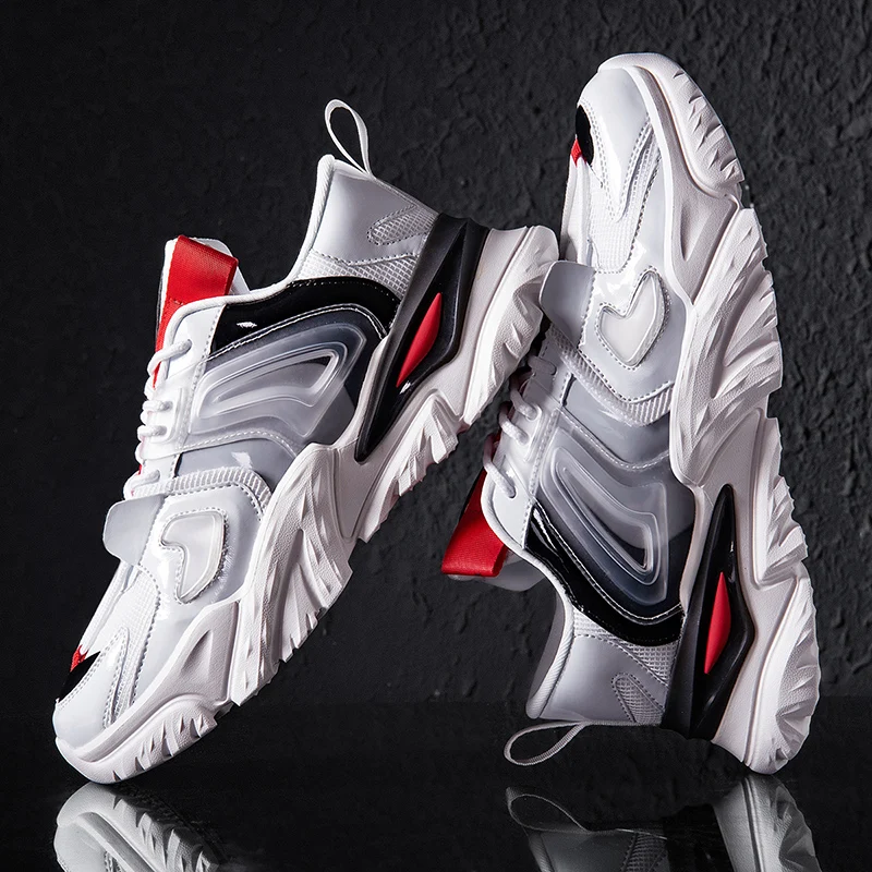 

New men's 2020 breathable comfortable wear-resistant fashion trend non-slip large size sneakers old shoes 45
