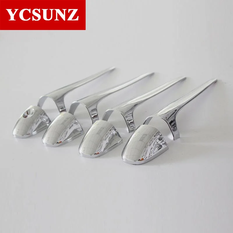 Хромированная крышка дверной ручки из АБС пластика автостайлинг для Toyota Rav4