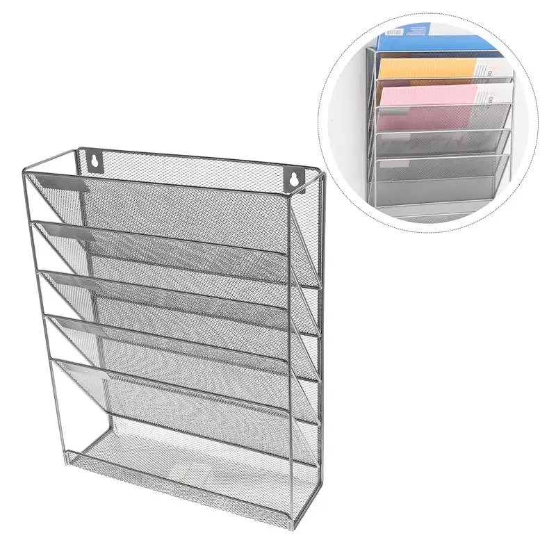 

Настенный стеллаж для хранения файлов, настенная полка, органайзер для всякой всячины, настенный стеллаж для хранения документов на пятом э...