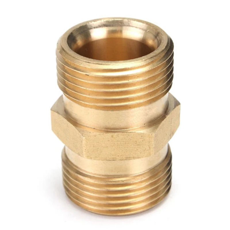 

M22/14mm Pressure Washer Pump Hose Connector Brass Garden Watering Adapter Drip Irrigation Hose Quick Connector Fittings