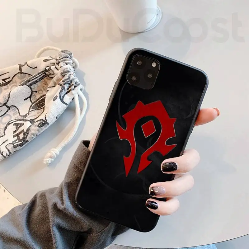 

WOW World of Warcraft horde fashion funda Etui Phone Case For iphone 12 pro max 11 pro XS MAX 8 7 6 6S Plus X 5S SE 2020 XR case