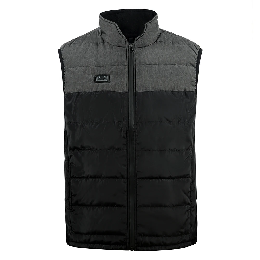 

Dual Control Smart USB Heating Vest Outdoor Camping Hiking Golf Warm Electric Thermal Clothing Down Waistcoat for Women Men