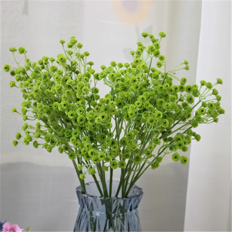 1 шт. искусственный гипсофила из ПУ один пластиковый букет Гипсофила на ощупь
