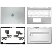 new for hp envy x360 15 bp 15m bp series laptop lcd back coverfront bezelpamrestbottom casehinges abcd cover silver