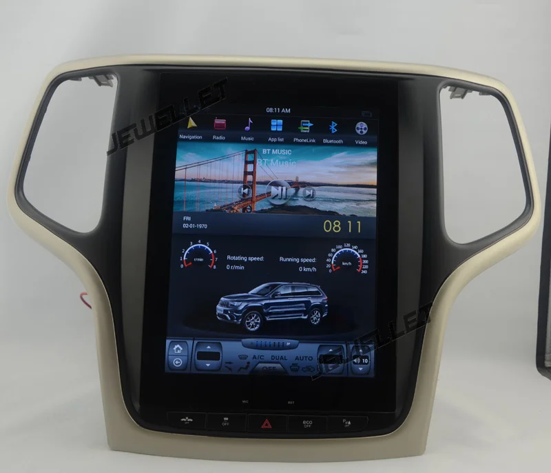 10 4 &quottesla style вертикальный экран android 9 0 шестиядерный Автомобильный GPS Радио