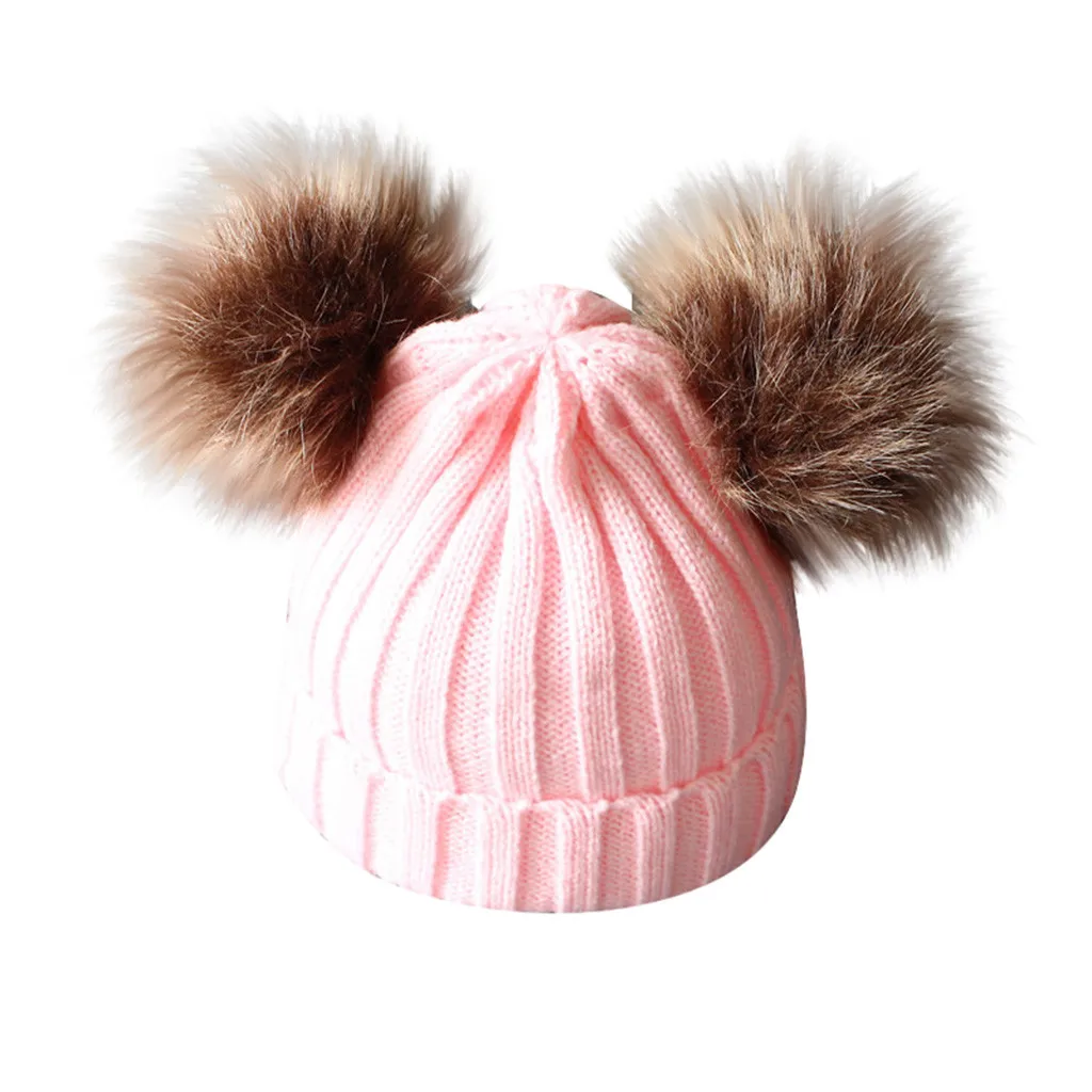 ARLONEET детская зимняя шапка с ушками двойная капюшоном теплая Зимняя кепка