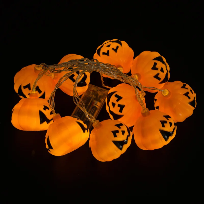 2 м Тыква 10 светодиодный гирлянды Хэллоуин украшения огни лампа в виде китайского