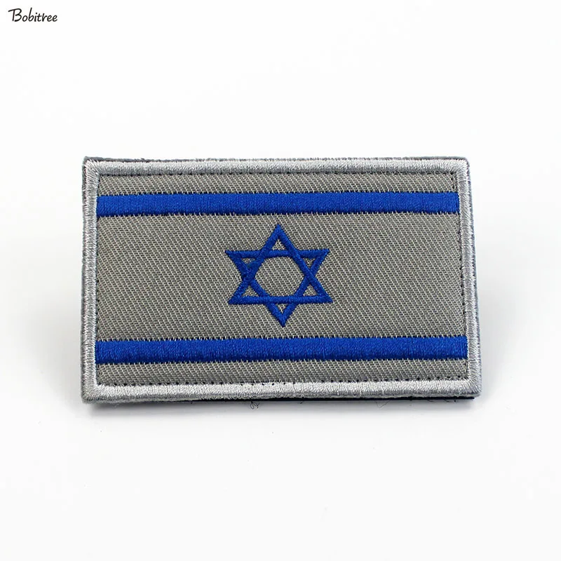 Нашивки с армейским флагом Израиля крючком-петлей знаки израильтян наклейки на