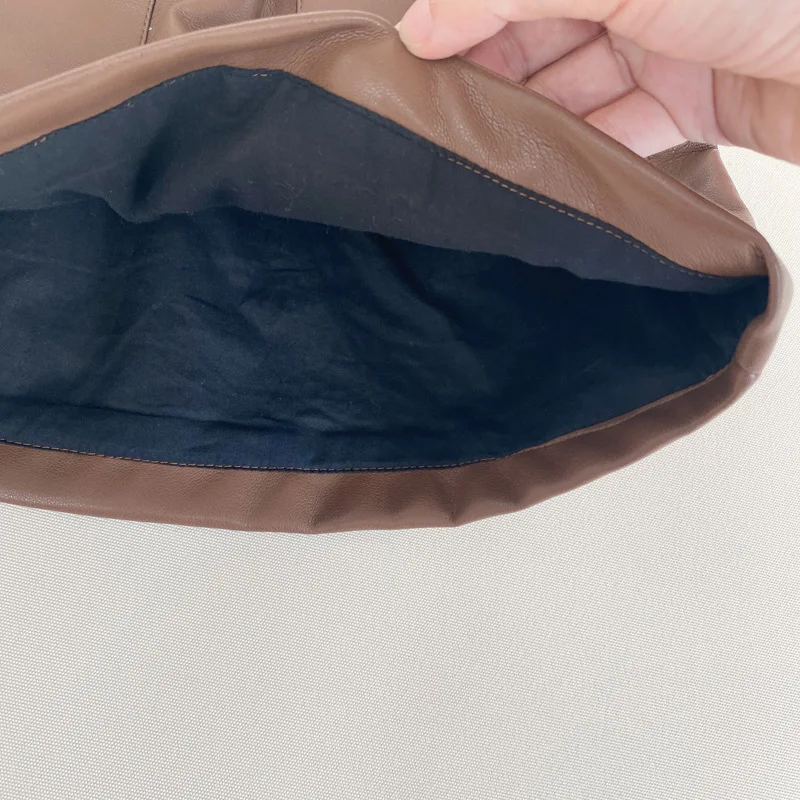 Осенне-зимняя новая юбка для маленьких девочек коричневые юбки из мягкой кожи