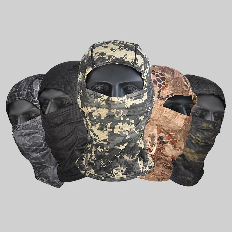 Камуфляжная Балаклава для страйкбола маска на все лицо CS Wargame езды велосипеде