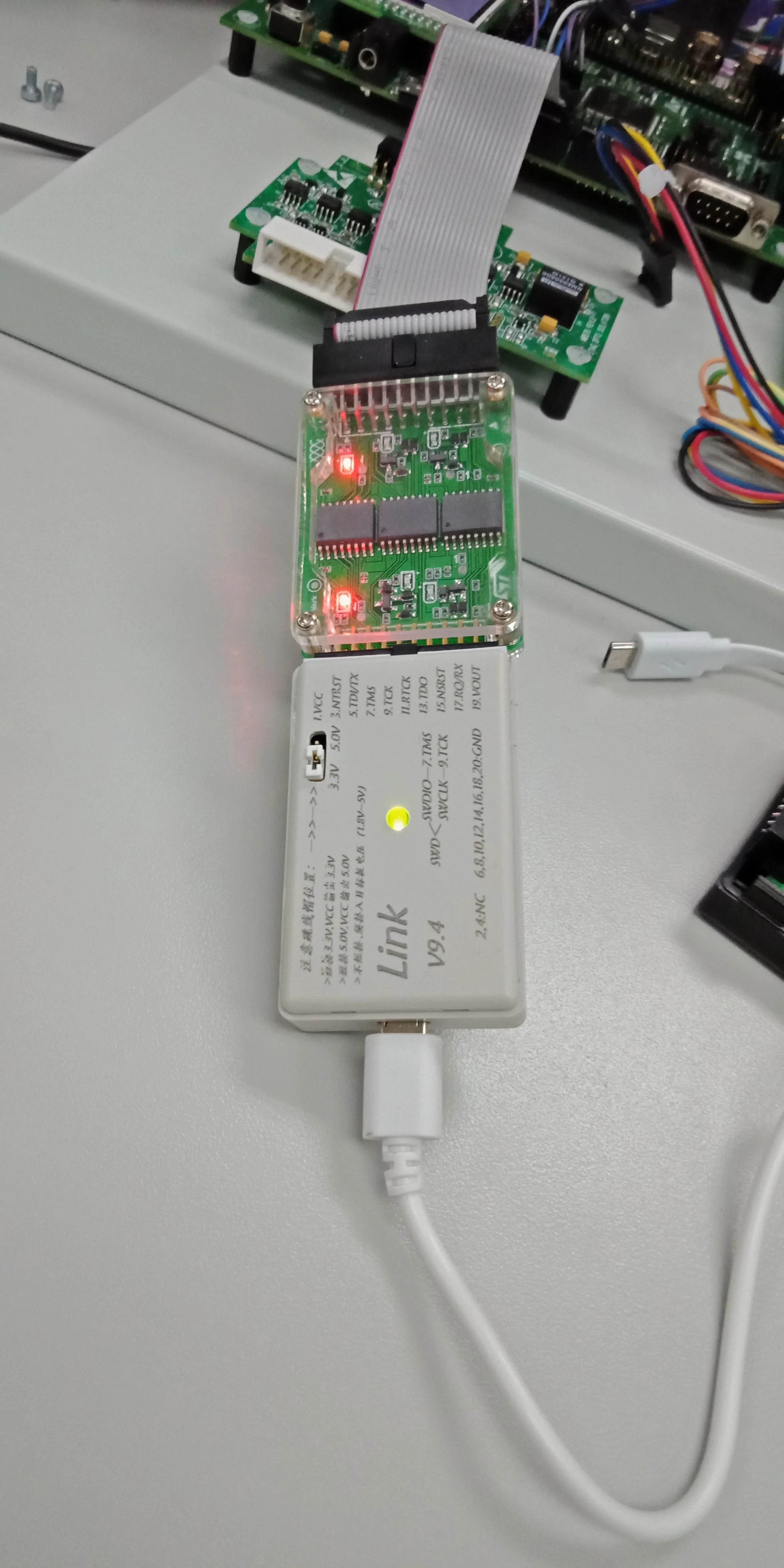 JTAG/SWD/SWIM 2.5KV монтажная плата, совместимая с JLINK V8, V9, V10, STLINK, ULINK