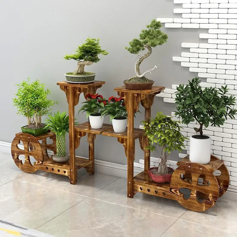 

Estante Estanteria Para Plantas Stand Ladder Etagere Pour Plante For Balcony Flower Stojak Na Kwiaty Dekoration Rack Plant Shelf