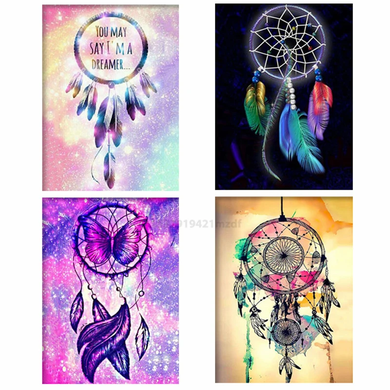 5D DIY камни в форме ромба круглый дрель алмазного живопись перо Dream Бриллиантовая