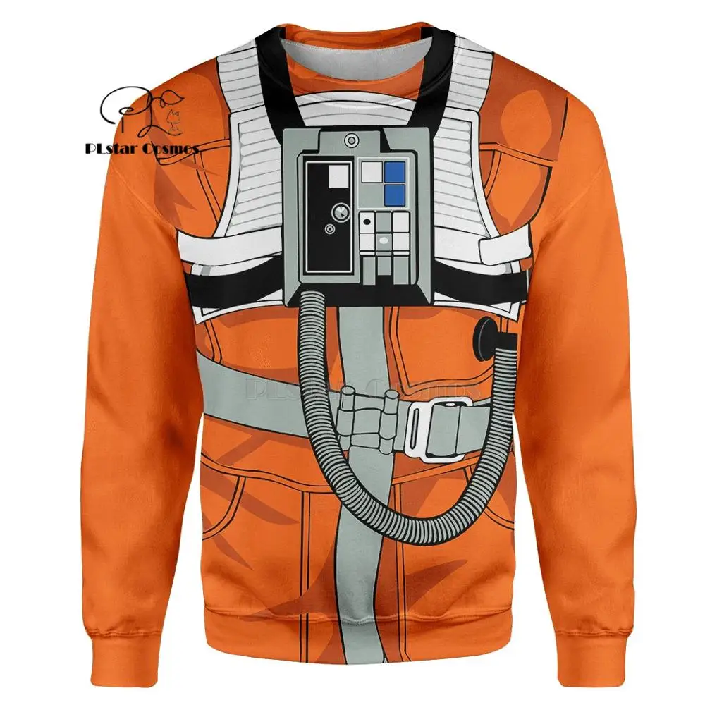 PLstar Cosmos X-Wing Pilot armstrong космический набор 3d толстовки/Толстовка зима осень Забавный Harajuku с длинным рукавом Уличная одежда
