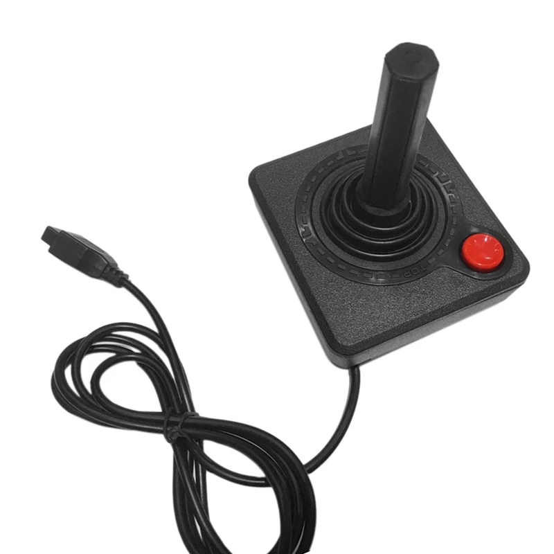 2X Gaming Joystick Controller For Atari 2600 Game Rocker With 4-Way Lever And Single Action Button Retro Gamepad images - 6