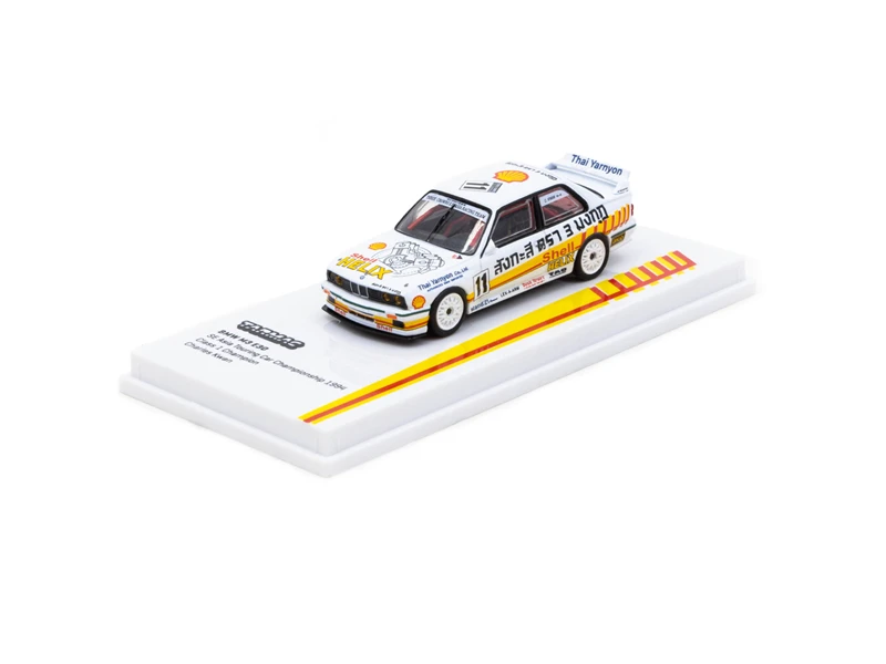 

Tarmac Works 1:64 M3 E30 Touring Car 1994 Thailand Special White Model Car