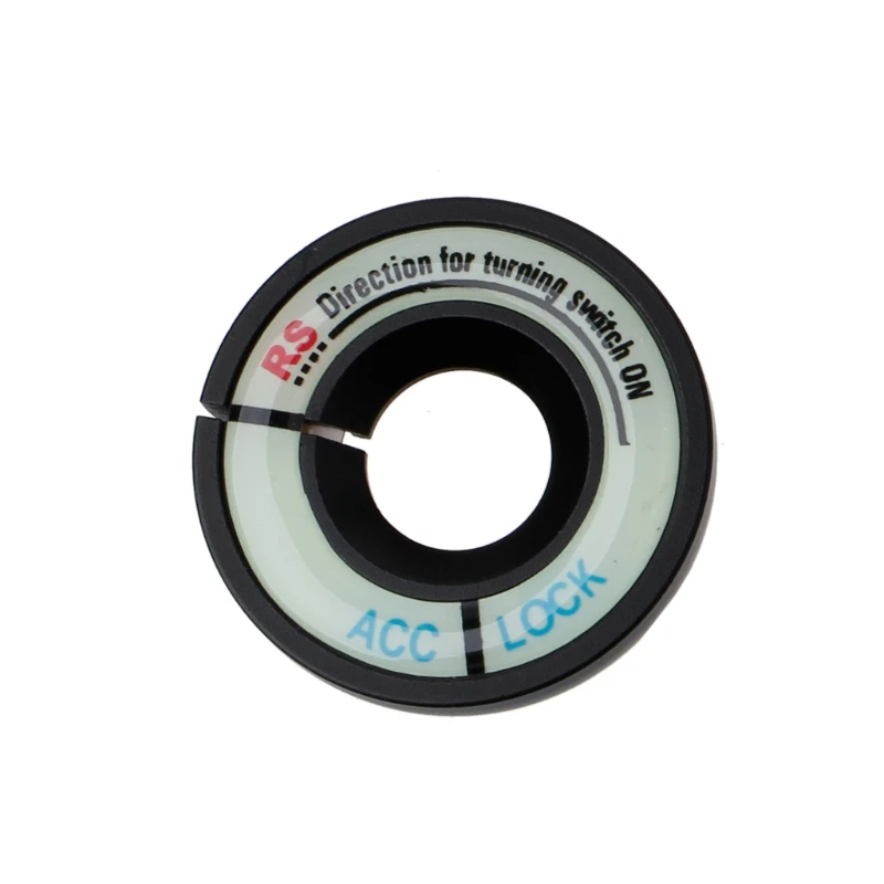 Автомобильная светящаяся наклейка на зажигание кольцо для ключа переключатель