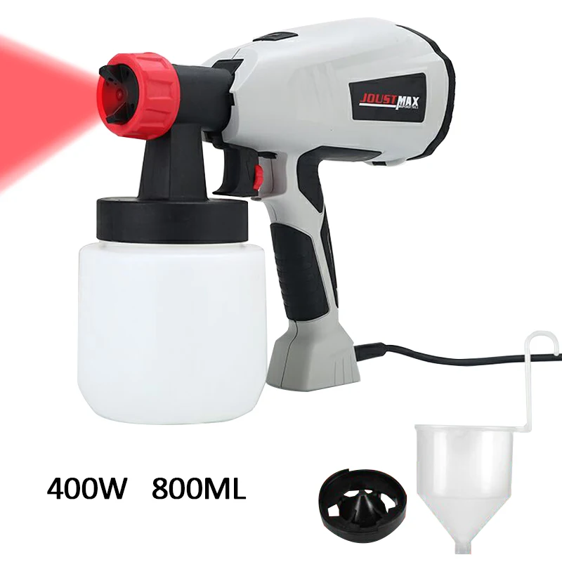 

Электрический распылитель краски 800 мл, 400 Вт 220-240 в, домашний электрический распылитель краски, 2 размера, съемный регулируемый распылитель ...
