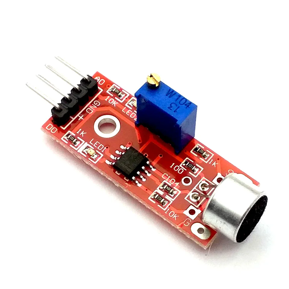 KY 037 новинка 4 контактный Модуль датчика распознавания голоса микрофон