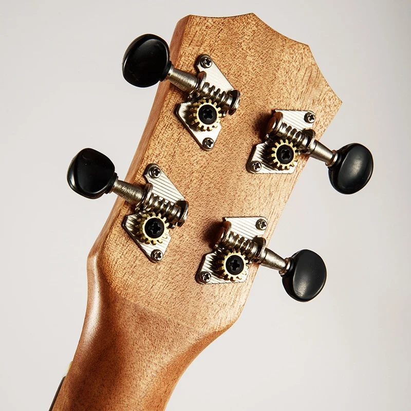 

21 Inch Ukulele Mahogany Soprano Beginner Ukulele Guitar Dolphin Pattern Ukulele Mahogany Neck Delicate Tuning Peg 4 Strings Woo