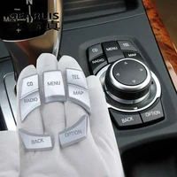 car styling for bmw x5 x6 e70 e71 x5m x6m center console multimedia switch buttons cover stickers trim interior auto accessories