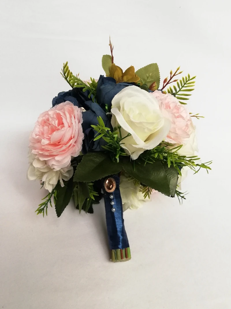 

Bridal Bouquet Silk Wedding Bouquet Navy blue peonies Boho Bouquet Artificial Bouquet Wedding Flower Wedding accessories