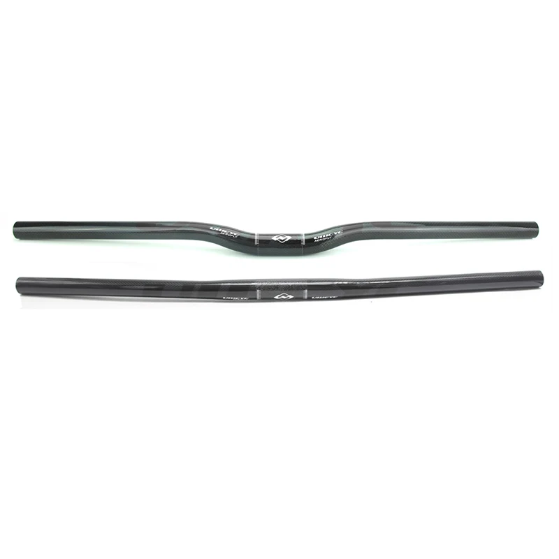 

Маленький руль Ullicyc серии для велосипеда, черный знак, наклейка, руль из углеродного волокна, плоский/подъемный Руль 25,4*580-740 мм