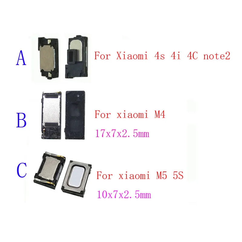 1 шт. наушники Динамик для Xiaomi м 4 5 M4 M5 Mi4 4s 4i 4C Note2 Mi5 Note 2 M4s M4C Mi4s Mi4i Mi4C приемник