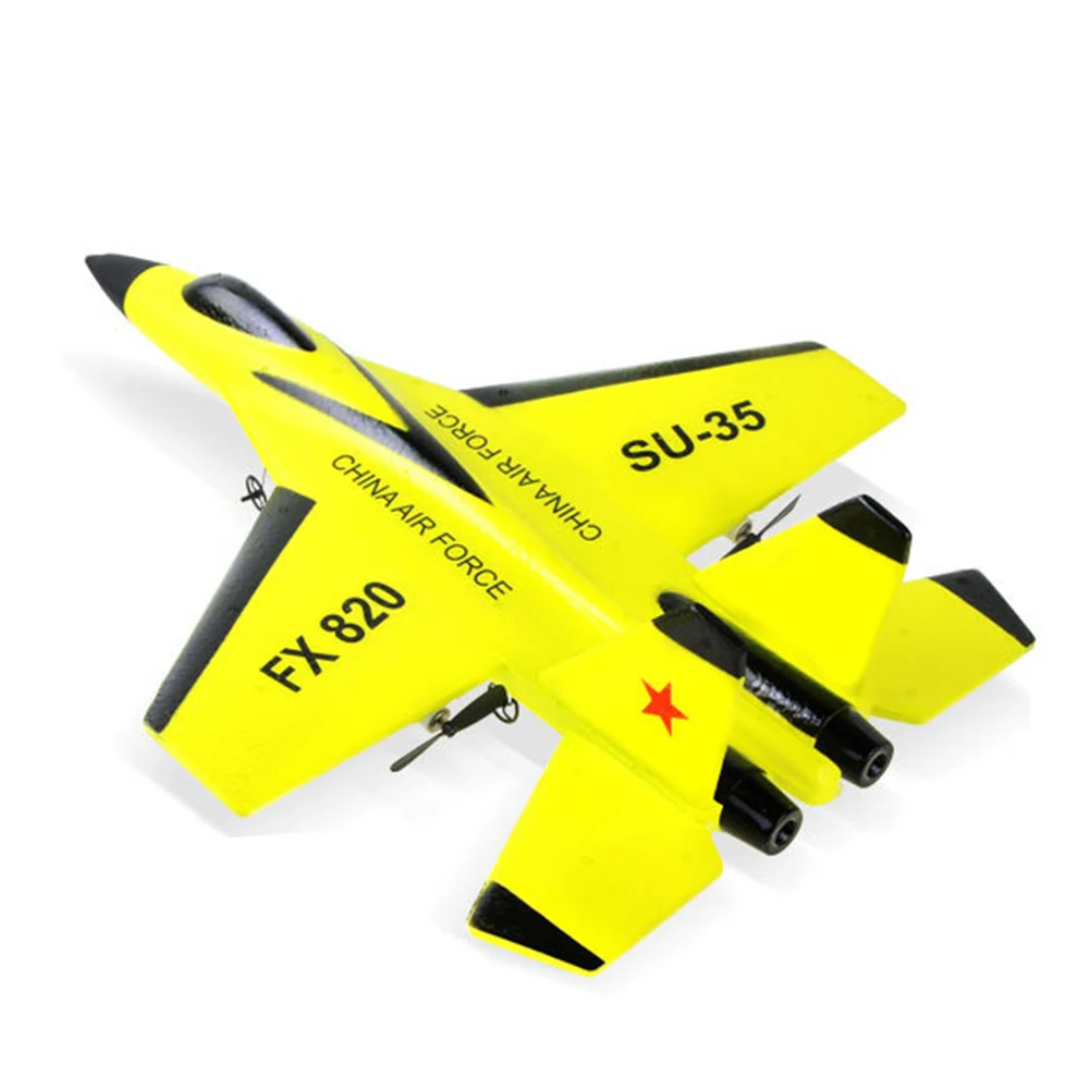 

RC Plane Toy EPP Craft Foam Electric Outdoor RTF Radio Remote Control SU-35 Tail Pusher Quadcopter Glider Airplane Model for Boy