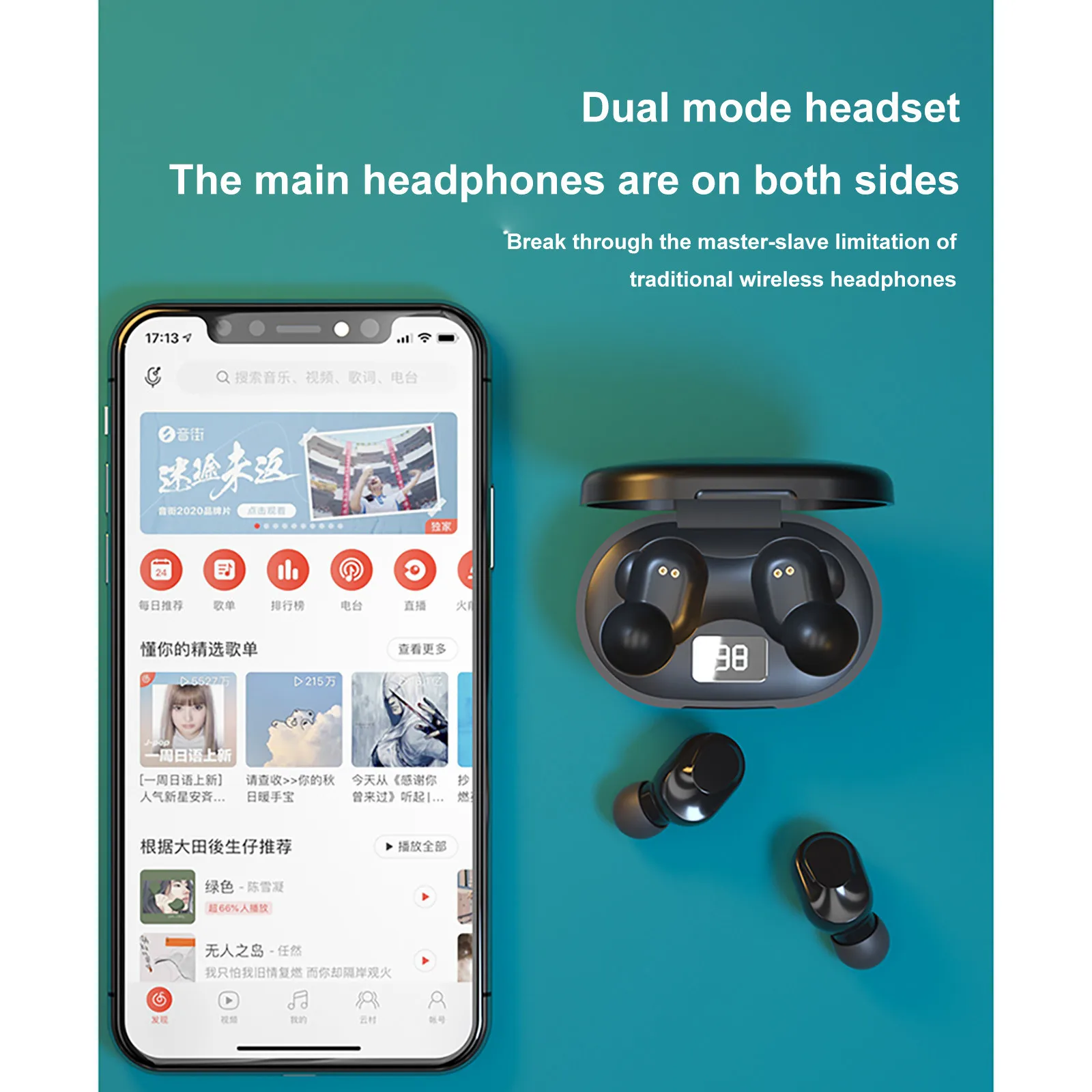 

NEW Sports Running Headphones Xt91 Wireless Bluetooth Headphones Control Stereo Noise Reduction Headphones Noise Reduction
